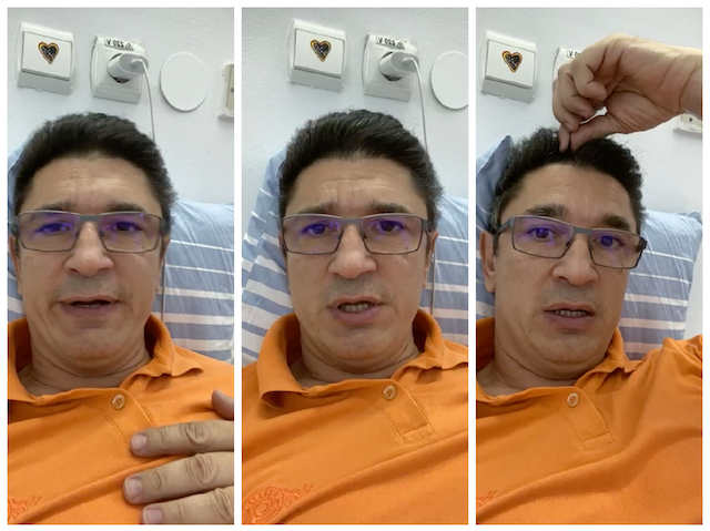 VIDEO. „Lazarus n-a murit!” Primele imagini cu anarhistul șoșocar pe patul de spital, după un test Covid pozitiv