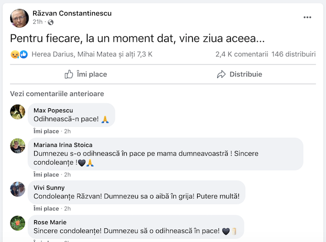 Mama medicului conspiraționist din Iași a fost ucisă de Covid, la 72 de ani. Fiul-doctor a convins-o să nu se vaccineze, dar vinovat e Fauci!