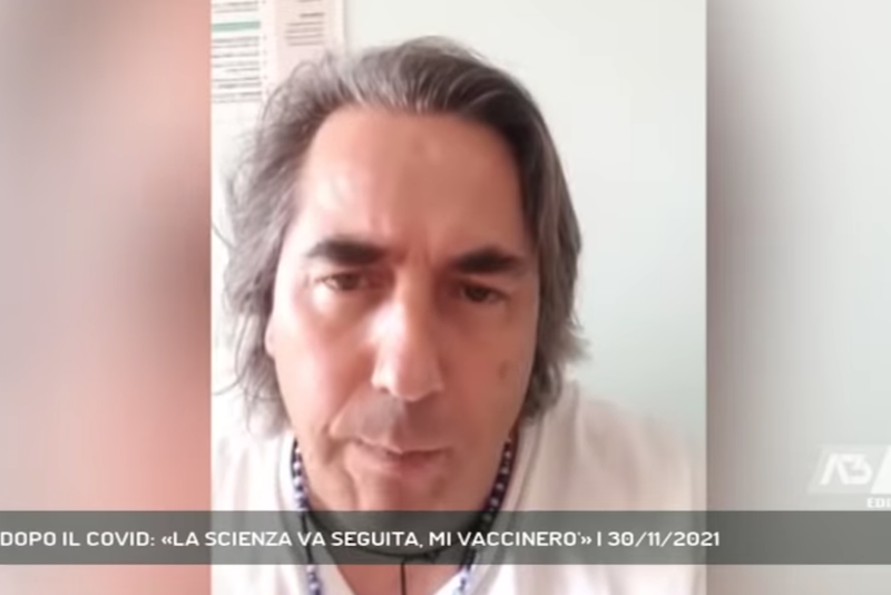 VIDEO. „Șoșocă italian” a ajuns la spital în stare gravă, infectat cu Covid. De la „No Vax” la „Vaccinați-vă!”