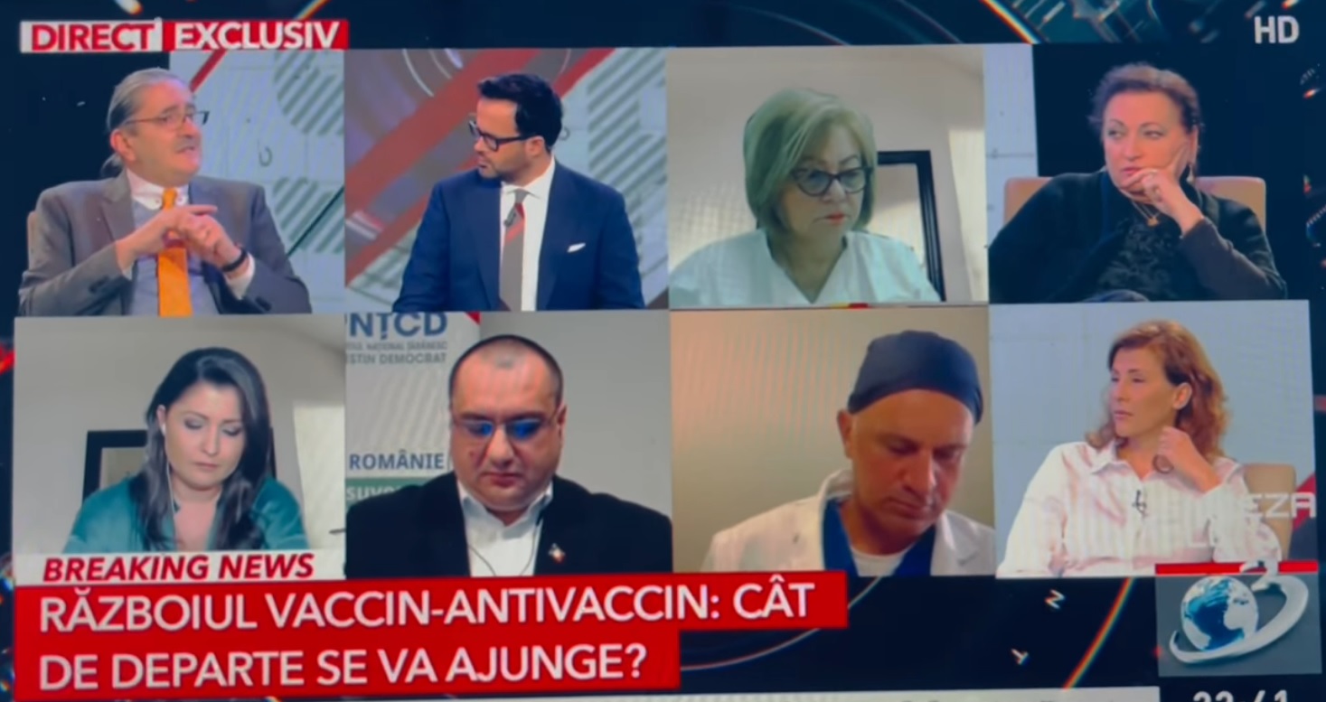 Conspiraționista Monica Pop, minciuni în direct, la Gâdea, despre pandemie. Replica DSU: ba da, doamnă doctor, 392 din cei 441 de pacienți cu Covid de la ATI sunt nevaccinați!