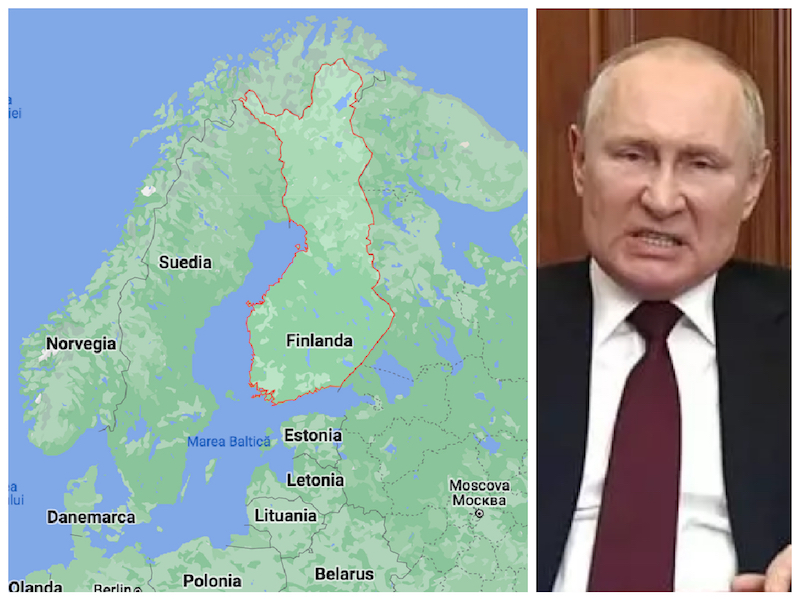 Sceleratul Putin amenință Suedia și Finlanda cu „consecinţe militare și politice grave” dacă vor încerca să intre în NATO