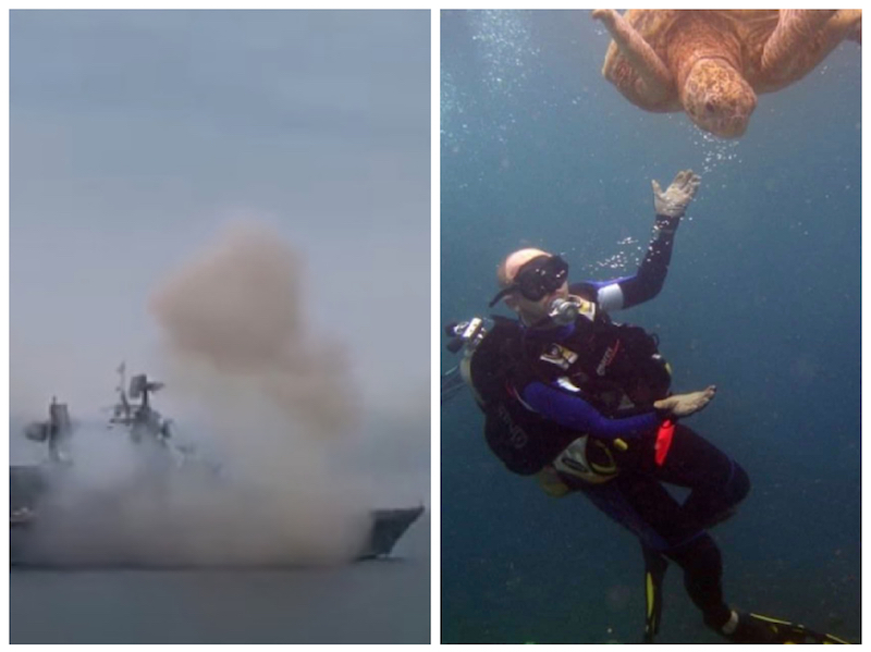 Ministrul ucrainean al Apărării râde de ruși, după scufundarea crucișătorului Moscova: „Mai avem un loc pentru scuba diving în Marea Neagră”