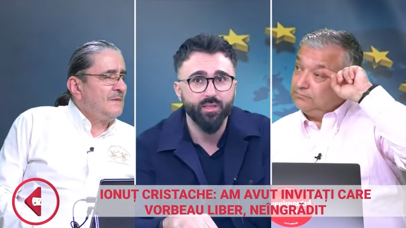 Dat afară de la TVR, „gornistul penalilor”, Ionuţ Cristache, a fost recuperat de condamnatul Dan Andronic. De luni, emisiune la EVZ