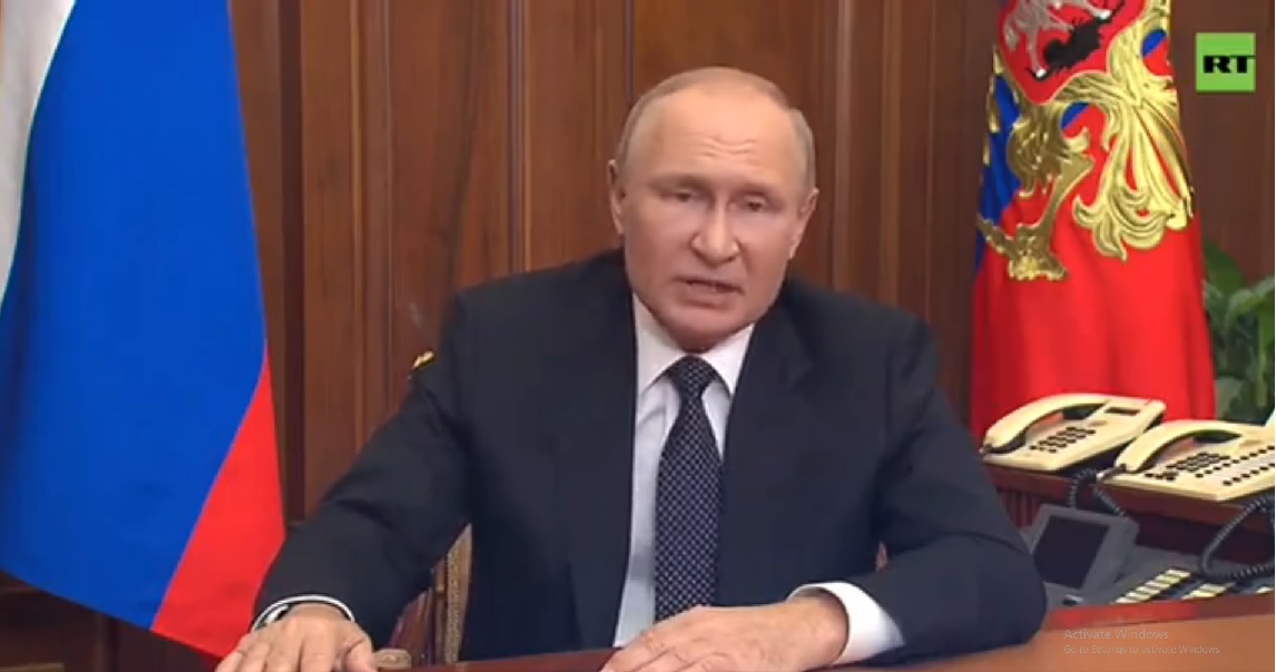Breaking news. Putin anunță decretarea mobilizării parțiale în Rusia. „Vom folosi toate mijloacele pentru a ne apăra. Apărăm Donbass, Herson și Zaporojie de neonaziști, de mașinăria colectivă a Vestului!”