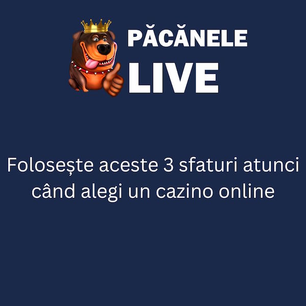 (P) Folosește aceste 3 sfaturi atunci când alegi un cazino online!
