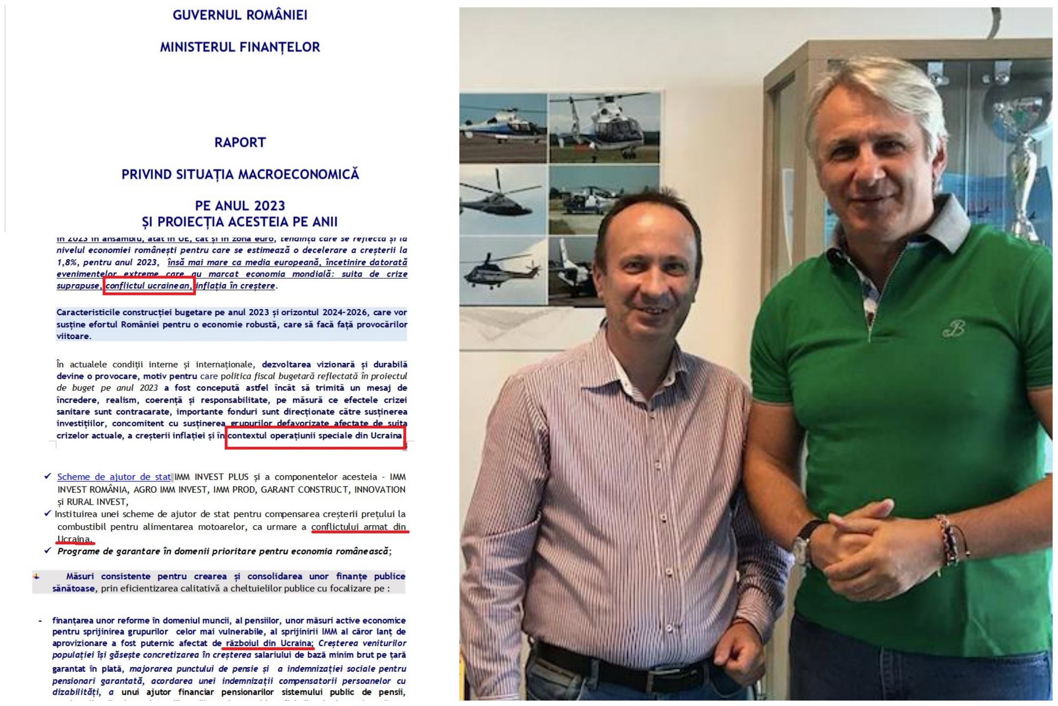 Discursul propagandei putiniste în acte oficiale ale Ministerului de Finanțe condus de PSD: invazia Rusiei în Ucraina e denumită „operațiune specială” și „conflictul ucrainean” de zeci de ori!