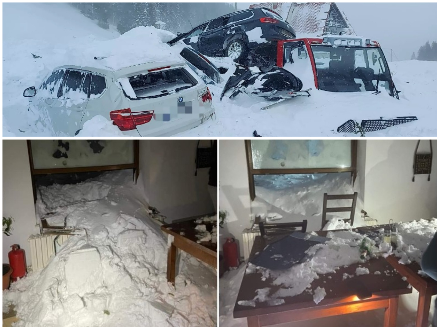 Avalanșa de la Cabana Capra: caz-școală de corupție care se putea solda cu victime. La cabană era plin de SUV-uri și turiști, deși drumul era închis! Ministrul Bode se face că plouă