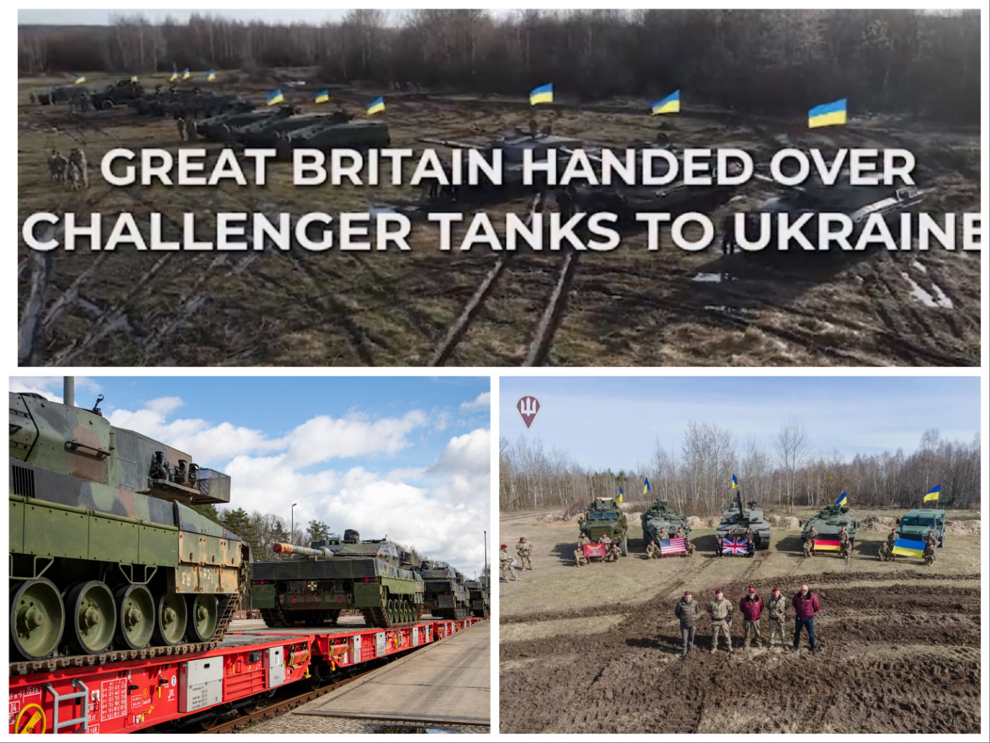 VIDEO. Au sosit tancurile! Ucrainenii prezintă Challenger 2 livrate de britanici, nemții anunță că au trimis Kievului 18 Leopard 2 A6, cu 4 mai multe decât promiseseră