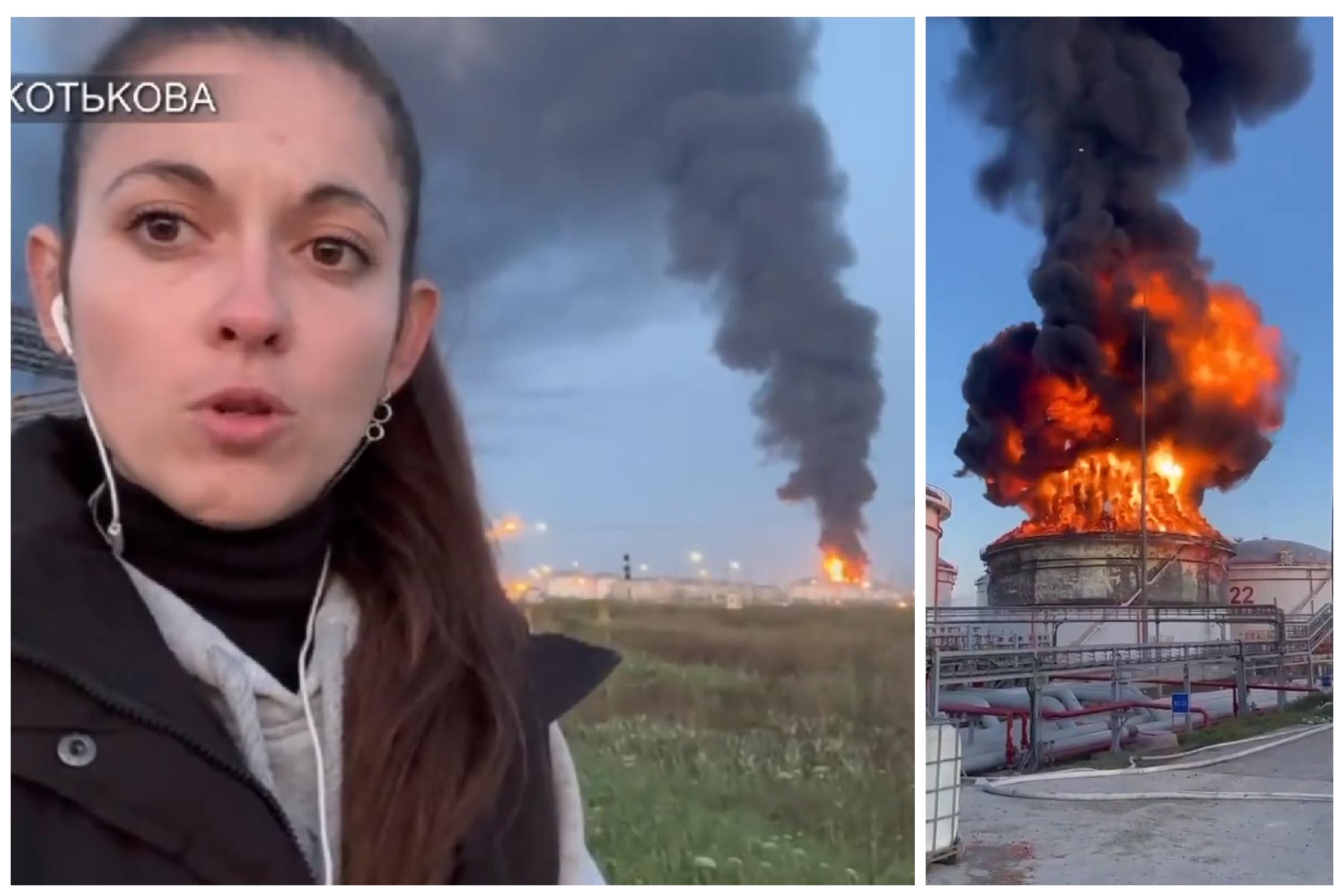 VIDEO. Încă o mostră a falimentului militar rusesc: apărarea antiaeriană n-a „mirosit“ 5 drone ucrainene pătrunse până la Podul Kerci, unde au distrus un mare depozit de combustibil