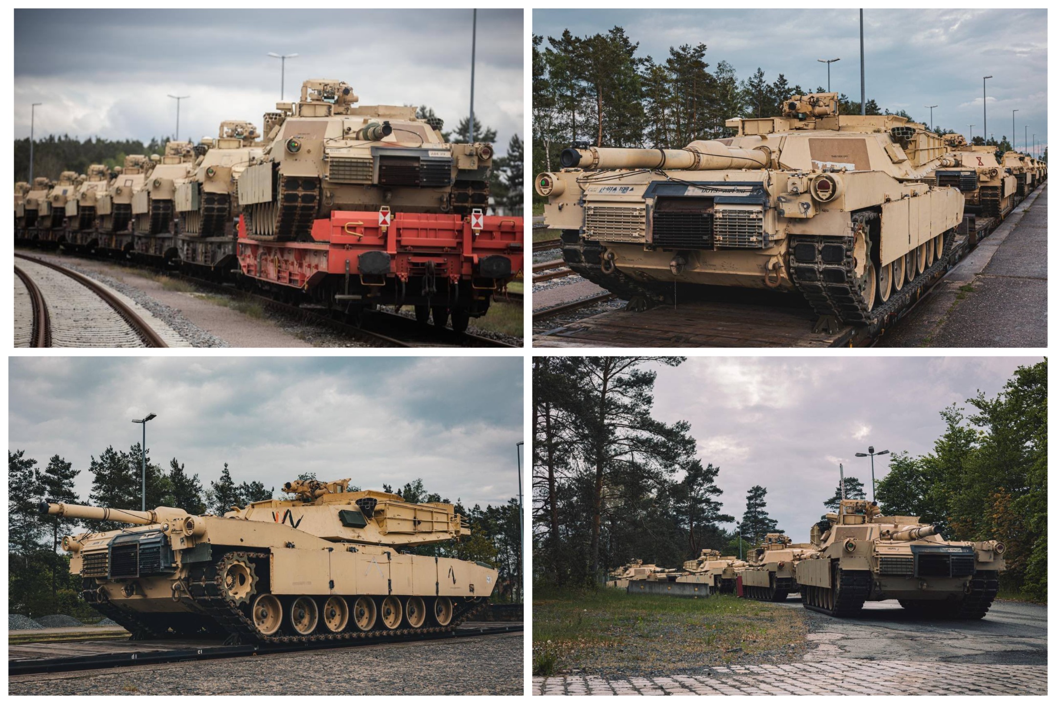 Tancurile americane Abrams destinate Ucrainei au ajuns în Germania. Se estimează că în iunie și li se vor alătura tancurilor germane Leopard, britanice Challenger și franceze AMX-10