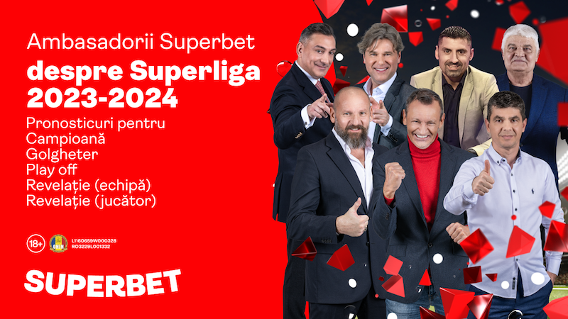 Ambasadorii Superbet despre campioana și golgheterul din SuperLiga, sezonul 2023-2024
