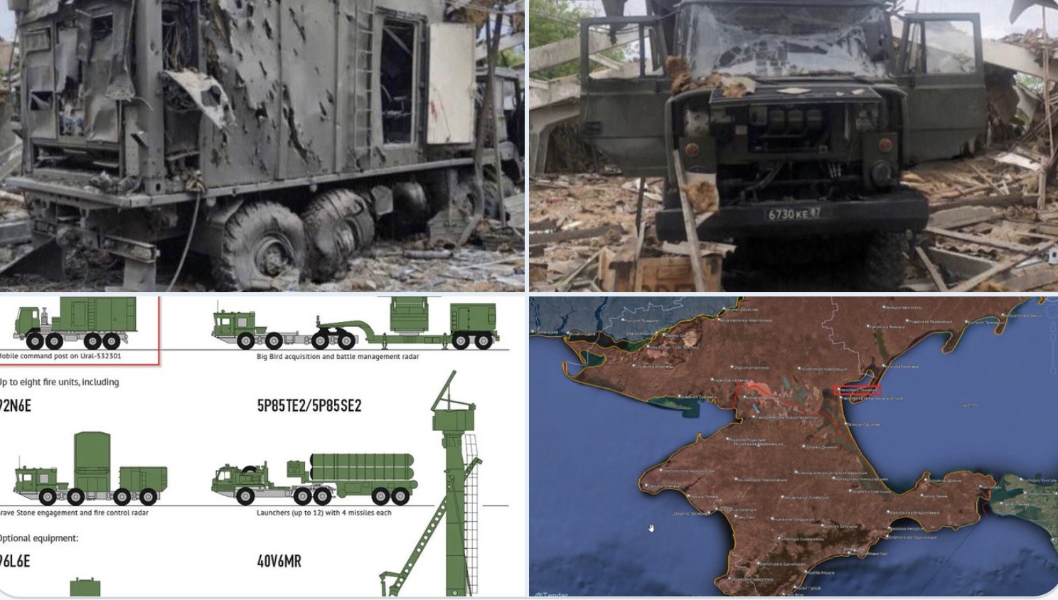 O nouă lovitură teribilă pentru reputația armamentului rusesc: „invincibilul“ sistem antiaerian S-400, distrus de rachete stealth cu rază lungă de acțiune lansate de Ucraina