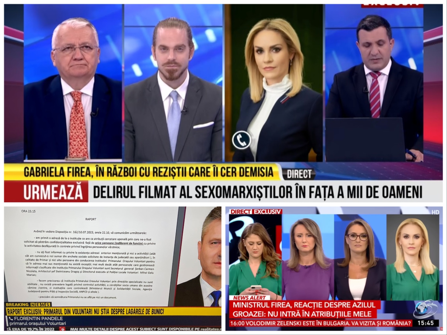 Operațiunea de spălare a clanului Firea-Pandele. Cum prezintă posturile TV controlate de oligarhi scandalul azilelor groazei din Voluntari