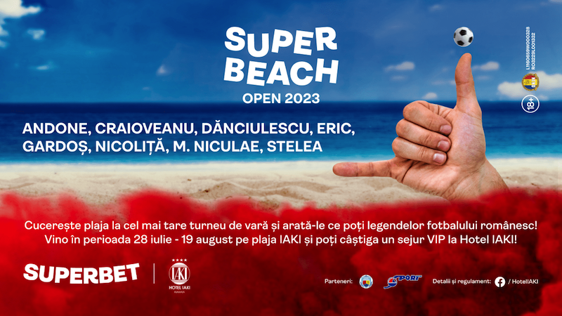 SUPERBEACH OPEN 2023. Cine va câștiga turneul final din 26 august de pe plaja IAKI din Mamaia?
