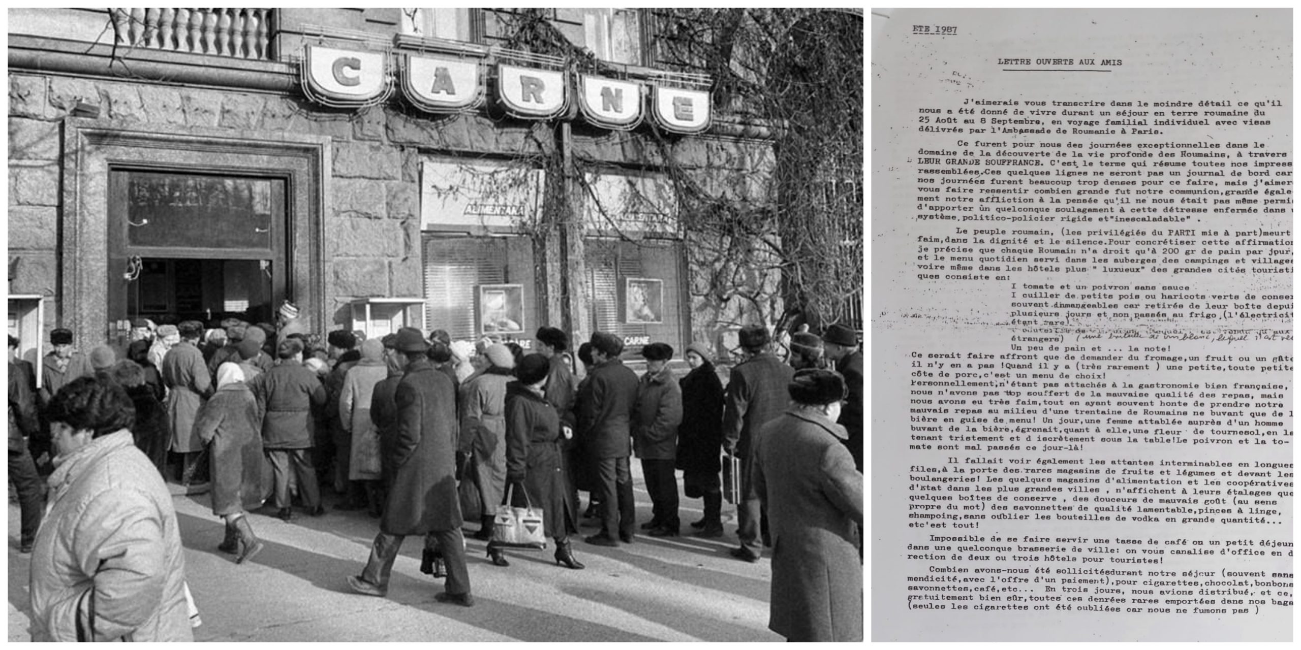 Zguduitorul jurnal al unor turiști francezi în România comunistă: „Am descoperit MAREA LOR SUFERINȚĂ. Poporul român moare de foame. Ar trebui să fi văzut cozile interminabile de la ușa magazinelor care nu au decât conserve, dulciuri fără gust, săpunuri execrabile”