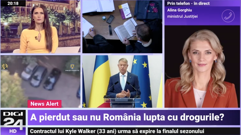 Declarație dementă a ministrului Justiției: „În România sunt milioane de consumatori de droguri, nu pot fi băgaţi cu toţii la închisoare”. Ar însemna că cel puțin un român din 7 se droghează!!!