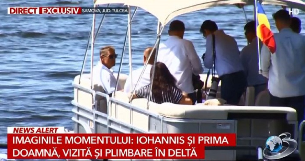 Aroganțe marca Iohannis: „Contribuția mea la rezolvarea problemelor Deltei este că am venit aici”. Întrebat de programul vizitei: „Alte întrebări!”