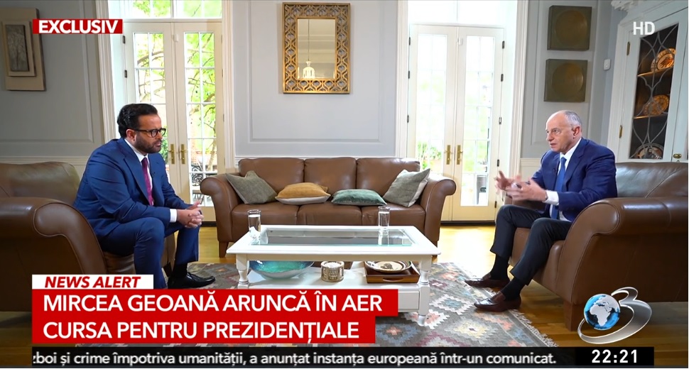 Geoană se pune în mișcare. Primul pas: Asociația România Renaște. Un interviu prietenos la Antena 3 confirmă informațiile despre o alianță pentru prezidențiale cu Dan Voiculescu