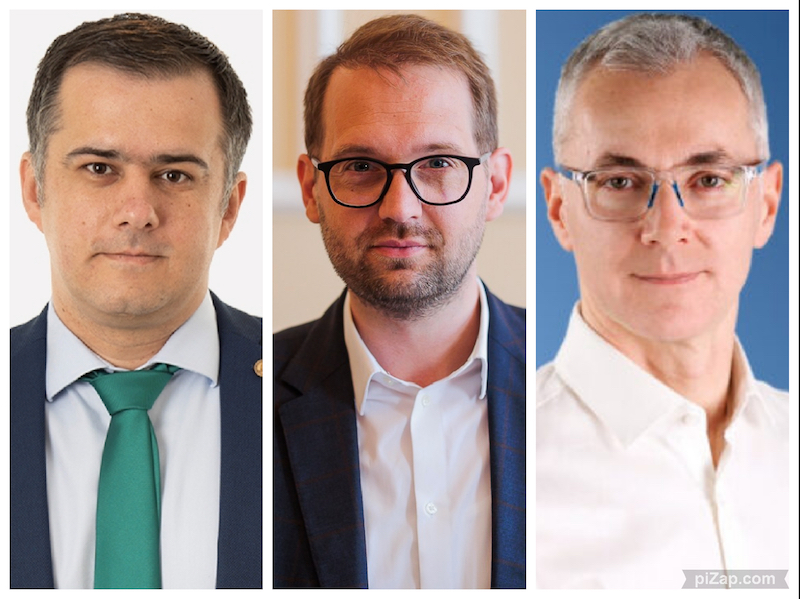 Cele trei mari grupări care se luptă la Congresul USR: Viziteu – Mihaiu – Năsui (echipa Lasconi), Fritz – Voiculescu – Clotilde – Coliban și Stelian Ion – Moșteanu. În total, 198 de membri își dispută 24 de locuri în Biroul Național