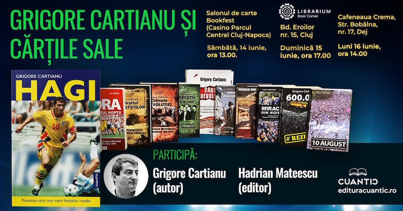 Trei întâlniri cu Grigore Cartianu și cărțile sale, în județul Cluj