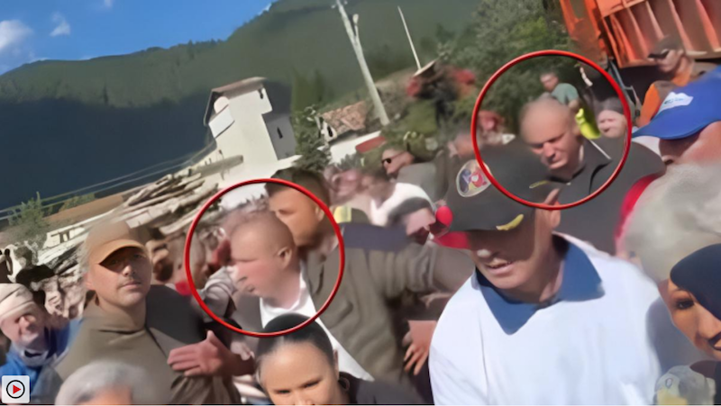 Călin Georgescu s-a dus la sinistrați cu interlopii. Lideri din clanurile Cordunenilor și Cofenilor l-au păzit pe șarlatanul pro-rus