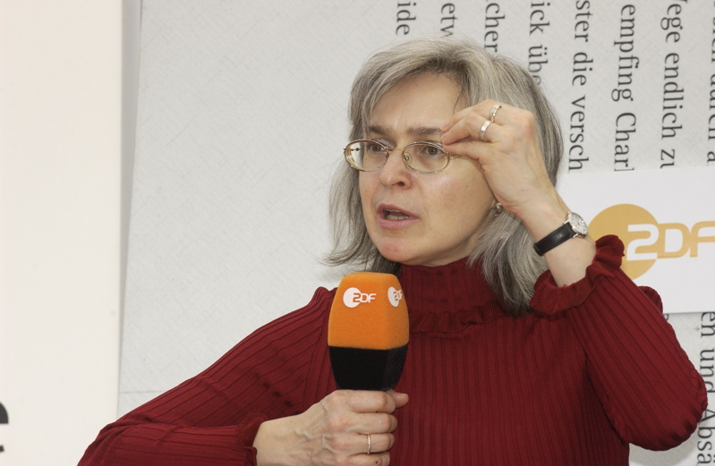 Anna Politkovskaia. Sursa: Wikipedia