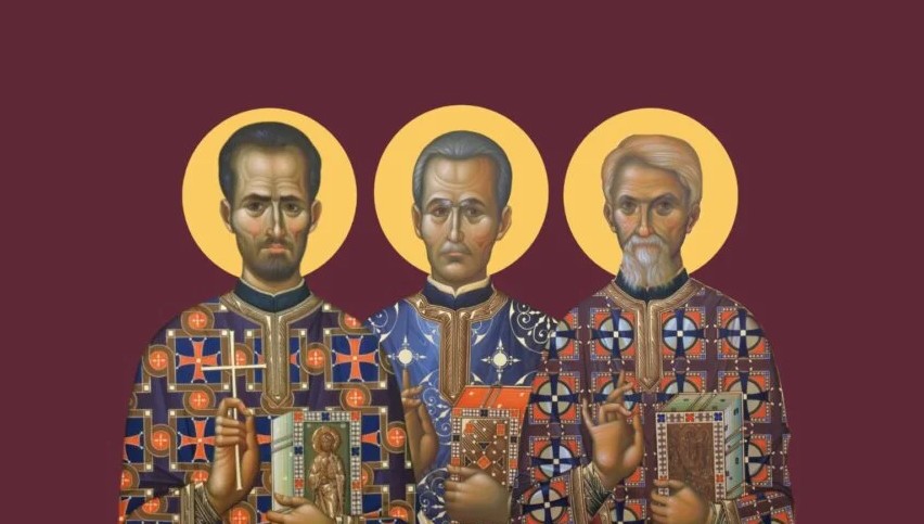 Preotul legionar Ilie Lăcătușu, preotul legionar Ilarion Felea și preotul profesor Dumitru Stăniloae, colaboraționist cu dictaturile României sec. XX. FOTO: BASILICA 
